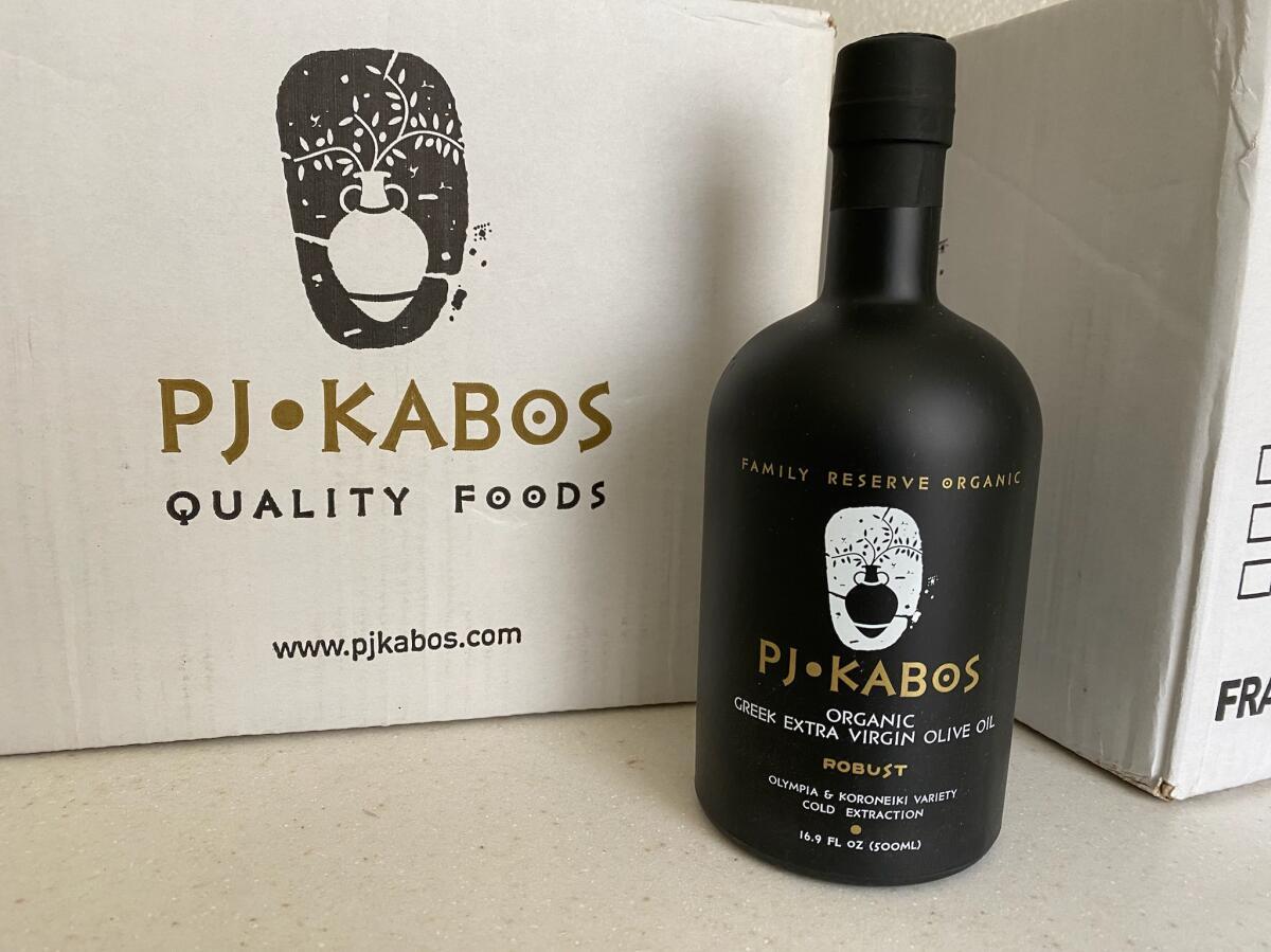 PJ KABOS “Family Reserve - ROBUST” Organic Greek Extra Virgin Olive Oil - Six Bottles - image 1